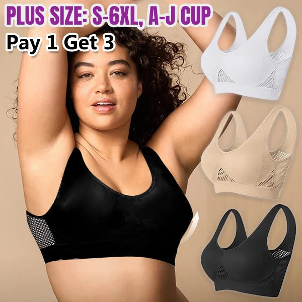 Women's Solid Cotton Multicolor Air Bra (Buy 1 Get 2 Free 😍) 🔥 Limited Time Offer 🔥