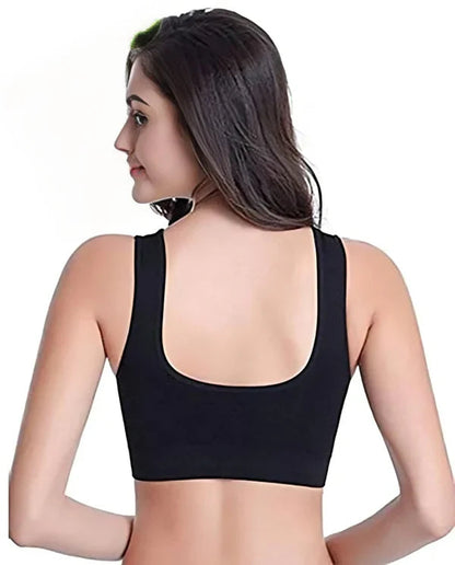 Women's Solid Cotton Multicolor Air Bra (Buy 1 Get 2 Free 😍) 🔥 Limited Time Offer 🔥